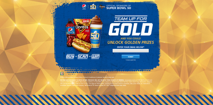 Pepsi And Doritos Team Up For Gold Game at 7-ELEVEN