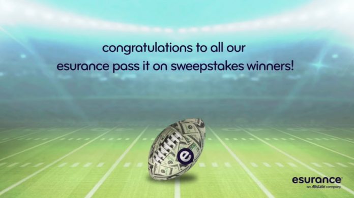 Esurance Pass It On Sweepstakes Winners Esurance Pass It On Sweepstakes Winners