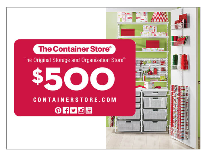 $500 The Container Store Gift Card - Winzily