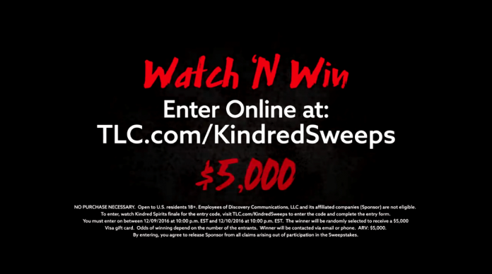 TLC Kindred Sweeps Secret Code TLC Kindred Sweeps Secret Code