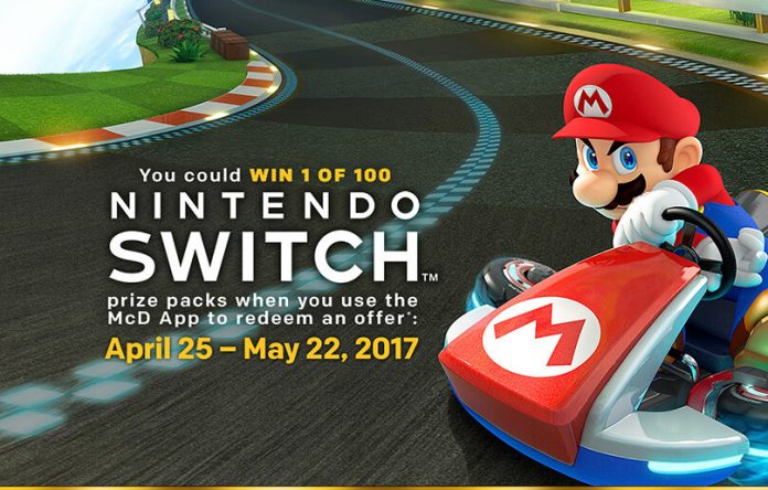McDonald's Nintendo Switch Giveaway McDonald's Nintendo Switch Giveaway