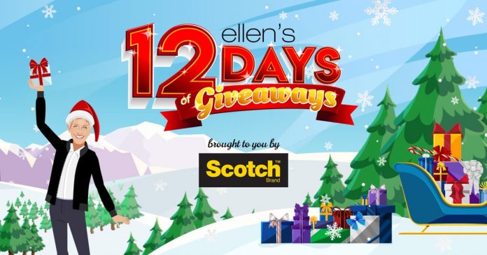 Ellen's 12 Days Of Giveaways 2018 Ellen's 12 Days Of Giveaways 2018