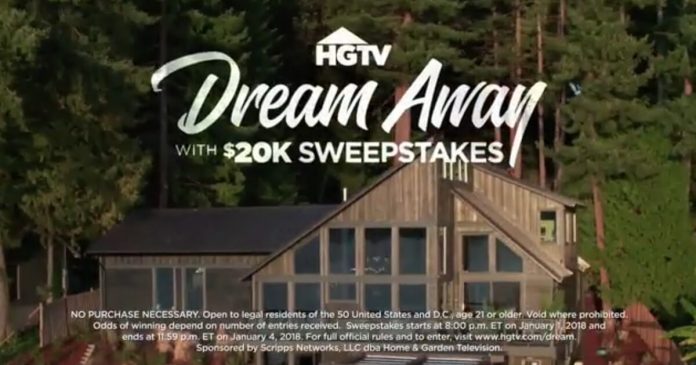 HGTV Dream Away With $20k Sweepstakes HGTV Dream Away With $20k Sweepstakes