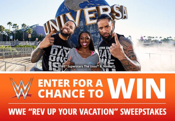 WWE Rev Up Your Vacation Sweepstakes WWE Rev Up Your Vacation Sweepstakes