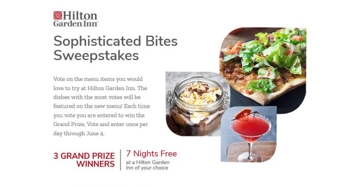 Food Network Hilton Sophisticated Bites Sweepstakes Food Network Hilton Sophisticated Bites Sweepstakes