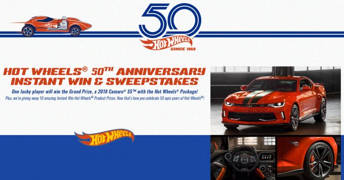 Hot Wheels 50th Anniversary Sweepstakes & Instant Win Game Hot Wheels 50th Anniversary Sweepstakes & Instant Win Game