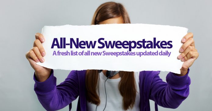 All-New Sweepstakes 2018 All-New Sweepstakes 2018