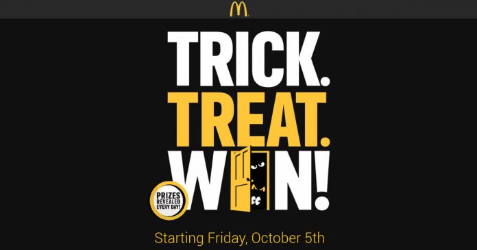 Trick Treat Win Game at McDonald's Trick Treat Win Game at McDonald's