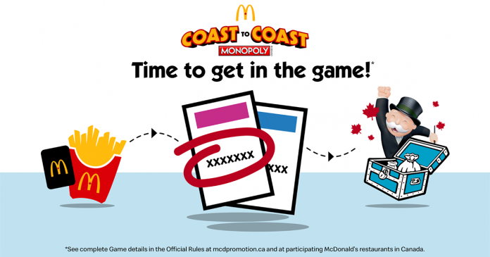 McDonalds Monopoly 2019 Canada Rare Pieces McDonalds Monopoly 2019 Canada Rare Pieces
