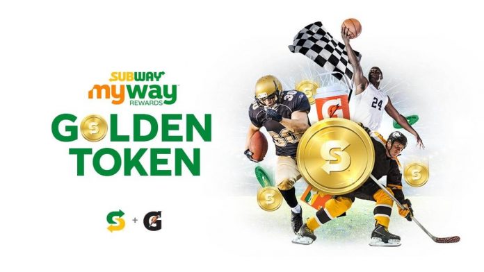 Subway Golden Token Instant Win Game Subway Golden Token Instant Win Game