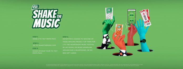 Tic Tac Shake the Music Sweepstakes Tic Tac Shake the Music Sweepstakes