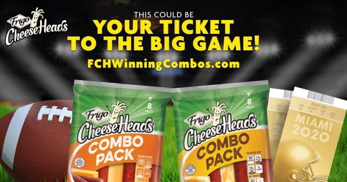 Frigo Cheese Heads Winning Combos Sweepstakes Frigo Cheese Heads Winning Combos Sweepstakes