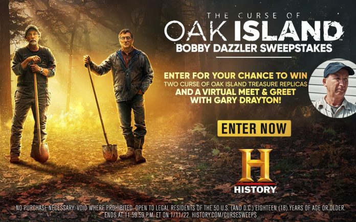 History Channel Curse Of Oak Island Sweepstakes 2021 History Channel Curse Of Oak Island Sweepstakes 2021