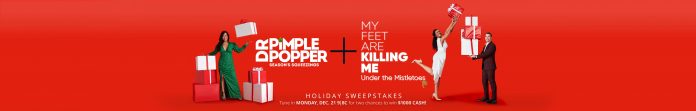 TLC Dr. Pimple Popper Season's Squeezings + My Feet Are Killing Me Holiday Sweepstakes 2020 TLC Dr. Pimple Popper Season's Squeezings + My Feet Are Killing Me Holiday Sweepstakes 2020