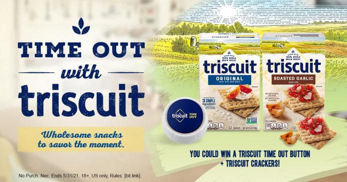 Time Out With Triscuit Sweepstakes 2021 Time Out With Triscuit Sweepstakes 2021