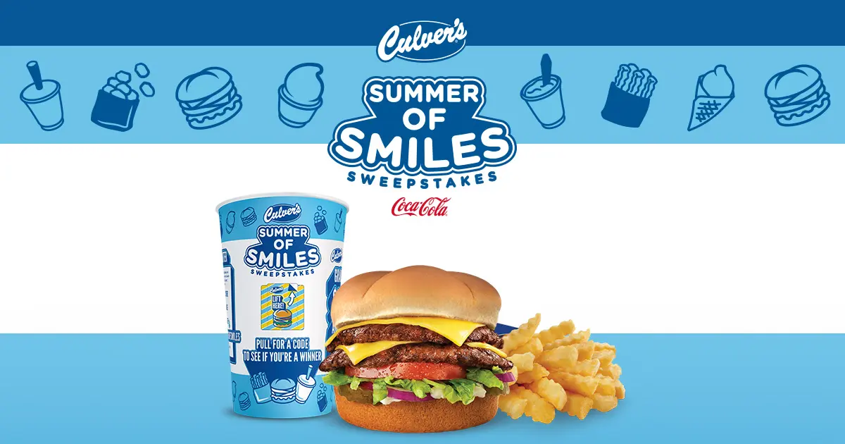 Culvers Summer Of Smiles 2023 - Winzily