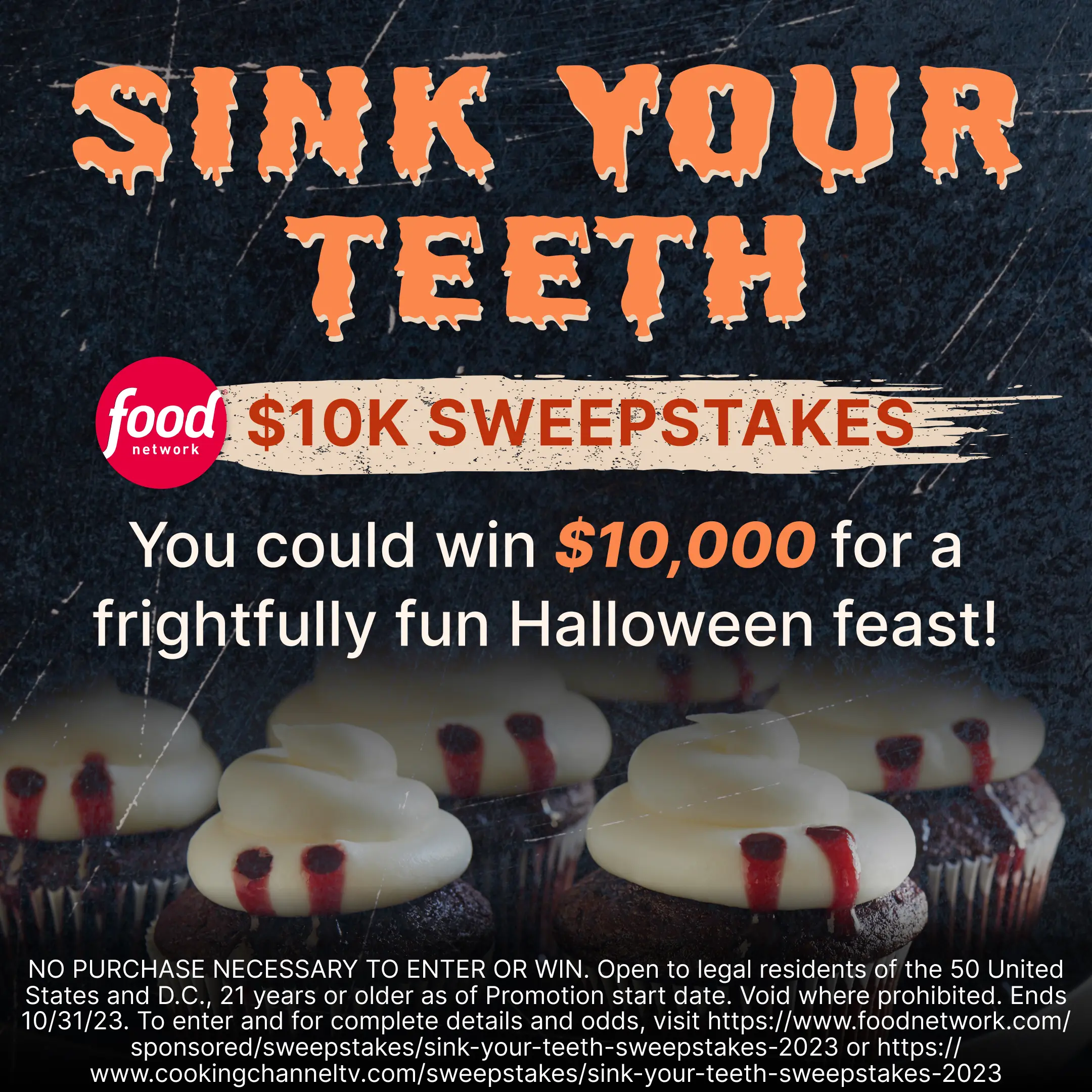 Food Network Sink Your Teeth 10K Sweepstakes 2023 Winzily